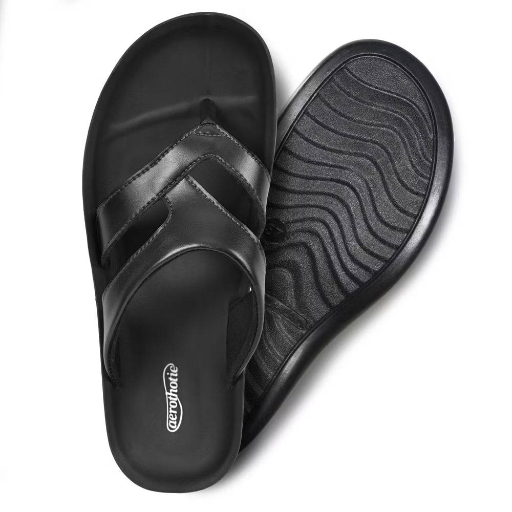 Aerothotic - Raido Women’S Strappy Sandals, Black